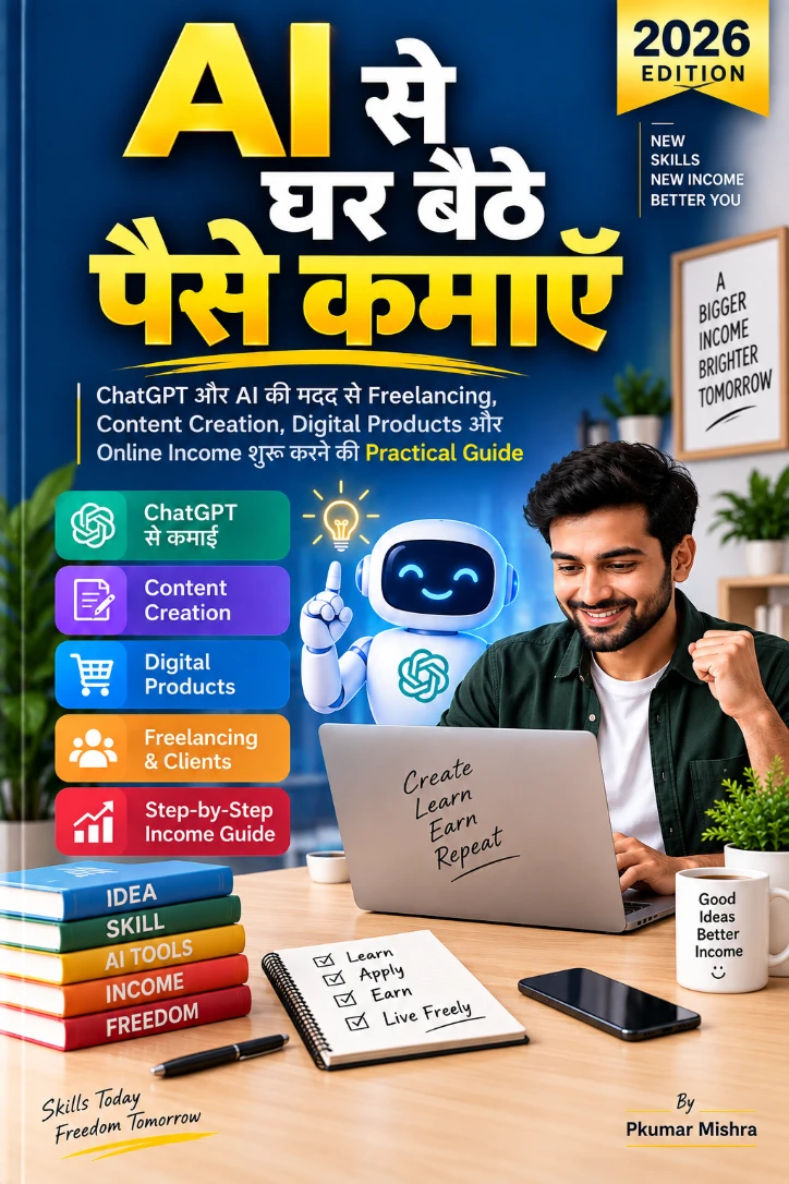 AI से घर बैठे पैसे कमाएँ - ebook